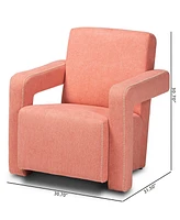 Baxton Studio 30.7" Madian Modern and Contemporary Upholstered Armchair