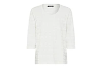 Olsen Women's Textured Pattern T-Shirt