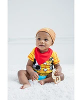 Monsters Inc. Pixar Toy Story Winnie the Pooh Bodysuit and Hat Set