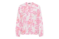 Olsen Women's Floral Tunic Blouse