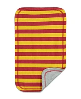 Harry Potter Baby Boys Zip Up Sleep N' Play Bib Blanket and Burp Cloth 4 Piece Outfit Set