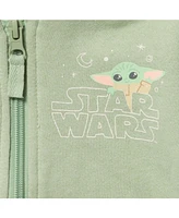 Starwars Baby Boys Star Wars Yoda Fleece Zip Up Cosplay Hoodie