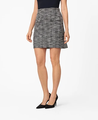 Cable & Gauge Women's Boucle Lady Mini Skirt