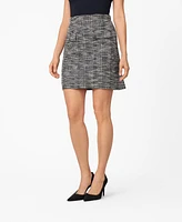 Cable & Gauge Women's Boucle Lady Mini Skirt