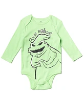 Nightmare Before Christmas Baby Boys Bodysuit Pants and Hat 3 Piece Outfit Set