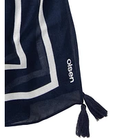 Olsen Polka Dot and Border Print Scarf