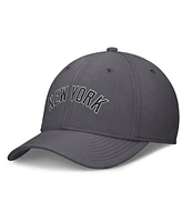 Nike Men's Gray New York Yankees Swoosh Performance Flex Hat