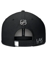 Fanatics Men's Black Los Angeles Kings Authentic Pro Prime Snapback Hat