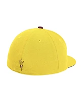 Adidas Men's Gold Arizona State Sun Devils On-Field Fitted Baseball Hat