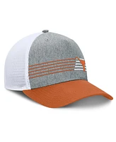 Fanatics Men's Heather Gray/Texas Orange Texas Longhorns Profile Trucker Adjustable Hat