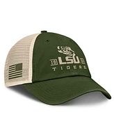 Fanatics Men's Olive Lsu Tigers Oht Military Appreciation Frontier Trucker Adjustable Hat