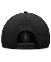 Fanatics Men's Black Seattle Kraken Authentic Pro Road Logo Adjustable Hat