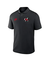 Nike Men's Black Georgia Bulldogs Primetime Victory Legacy Vault Logo Performance Polo Shirt