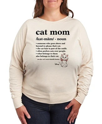 Hybrid Apparel Plus The Aristocats Cat Mom Graphic Pullover T-Shirt