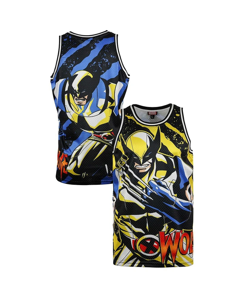 Lids Men's Black Wolverine Comic Big Print Mesh Jersey