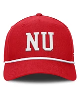 Fanatics Men's Scarlet Nebraska Huskers Foul Ball Rope Adjustable Hat