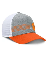 Fanatics Men's Heather Gray/Orange Clemson Tigers Profile Trucker Adjustable Hat