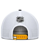 Fanatics Men's Gold/White Boston Bruins Authentic Pro Rink Trucker Hat