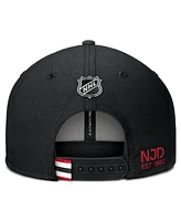 Fanatics Men's Black New Jersey Devils Authentic Pro Prime Snapback Hat