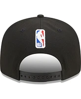 New Era Men's Black Milwaukee Bucks Jersey Hook Statement Edition 9FIFTY Snapback Hat