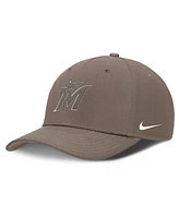 Nike Men's Brown Miami Marlins Rise Performance Adjustable Hat