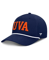 Fanatics Men's Navy Virginia Cavaliers Foul Ball Rope Adjustable Hat