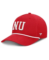 Fanatics Men's Scarlet Nebraska Huskers Foul Ball Rope Adjustable Hat