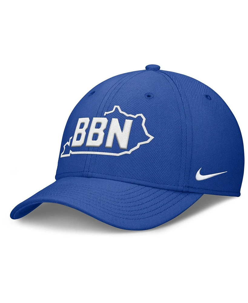 Nike Men's Royal Kentucky Wildcats Local Swoosh Flex Hat