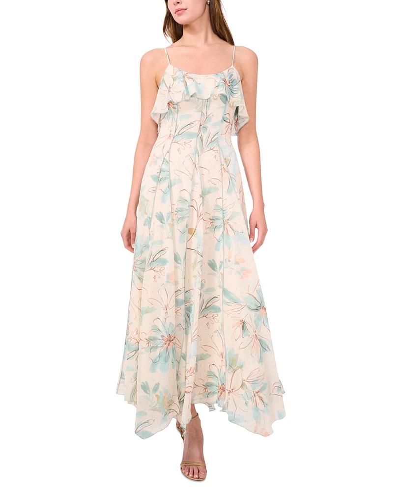 Parker Women's The Haiden Floral Ruffle Maxi Dress
