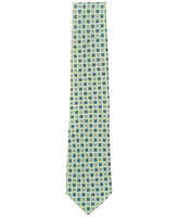 Men's Classic Double Neat Print Silk Tie