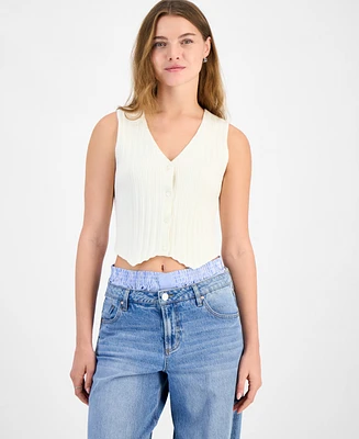 And Now This Women's Rib-Knit Sweater Vest, Exclusively at Macy's
