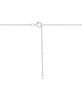 Diamond Accent Heart Pendant Necklace in Sterling Silver & 10k Yellow Gold, 16" + 2" extender
