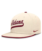 Nike Men's Natural Alabama Crimson Tide Primetime True Performance Fitted Hat