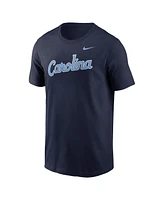 Nike Men's Navy North Carolina Tar Heels Baseball Wordmark T-Shirt