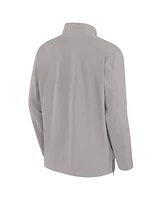 Nike Men's Pewter Usc Trojans Sideline Coaches Quarter-Zip Jacket