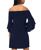 Msk Petite Off-The-Shoulder Shift Dress
