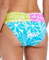 Bleu by Rod Beattie Women's Sock It To Me Printed Sarong Hipster Bikini Bottoms