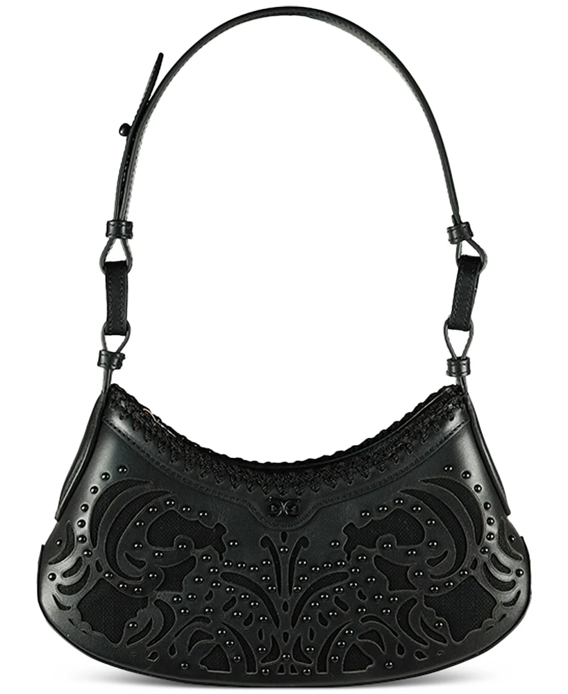 Sam Edelman Willette Floral Dyecut Leather Shoulder Bag