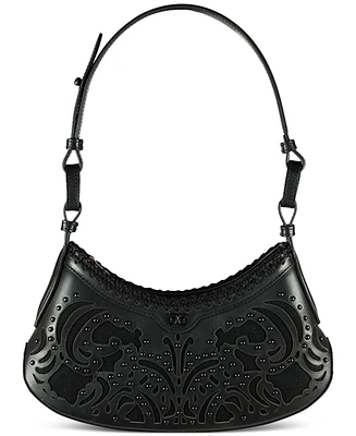 Sam Edelman Willette Floral Dyecut Leather Shoulder Bag