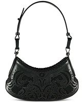 Sam Edelman Willette Floral Dyecut Leather Shoulder Bag