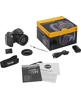 Kodak Pixpro Astro Zoom AZ528 16MP Full Hd 3" Lcd Screen Digital Camera, 52x Optical Zoom, Black