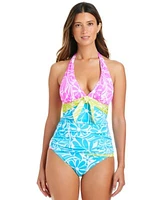 Bleu By Rod Beattie Womens Sock It To Me Tankini Top Sarong Hipster Bikini Bottoms