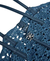 Sam Edelman Layla Floral Raffia Fan Tote