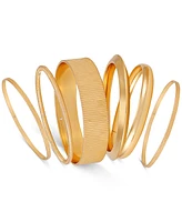 Guess 6-Pc. Set Multi Polished Bangle Bracelets