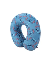 Disney Stitch All-Over Print Blue 12" Neck Pillow