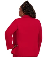 Kasper Women's Faux Double-Breasted Blazer, Regular & Plus Sizes