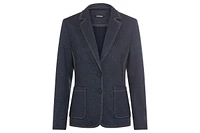 Olsen Women's Denim Look Jersey Blazer