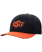 Top of the World Men's Black Oklahoma State Cowboys Reflex Fitted Hat