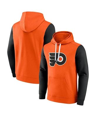 Fanatics Men's Orange Philadelphia Flyers Team Pullover Hoodie