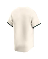 Nike Men's Natural Michigan State Spartans College Limited Baseball Jersey
